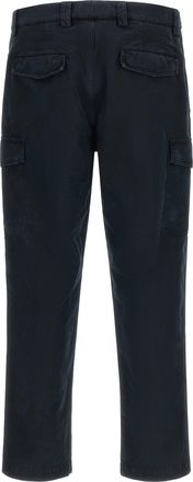 Brunello Cucinelli Garment-Dyed Cotton Cargo Pants - Navy