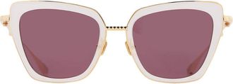 Valentino DAYDREAM II Bordeax Butterfly Ladies Sunglasses VLS-165 C 53