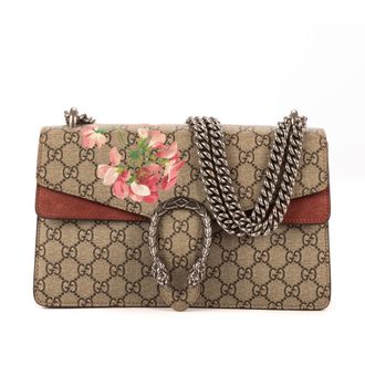 Gucci Pre-owned Womens Blooms Dionysus Small Shoulder Bag - Beige - One Size