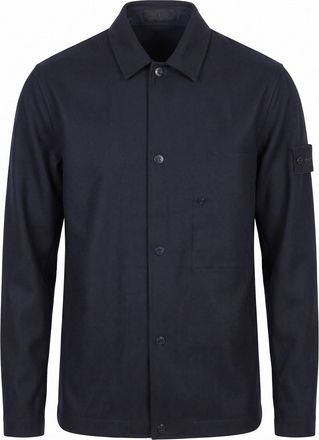 Stone Island Wool Nylon Flannel_S. I. Ghost Shirt