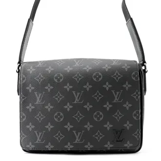 Louis Vuitton Monogram Eclipse Black Noir Monogram Eclipse Handbag Shoulder Bag (Pre-Owned)