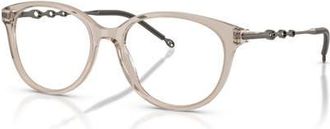 Diesel 54mm Oval optical glasses in Grey at Nordstrom
