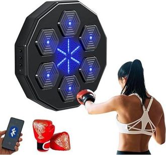 OEM M&aacute;quina De Boxeo M&aacute;quina De Boxeo Con M&uacute;sica, M&aacute;quina De Boxeo Con M&uacute;sica Electr&oacute;nica, Dispositivo De Entrenamiento De Boxeo De Pared De Pu, Almohadil