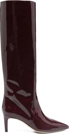 PARIS TEXAS Schoenen, Dames, Bruin, 40 EU, Stiletto Hak Enkellaarzen