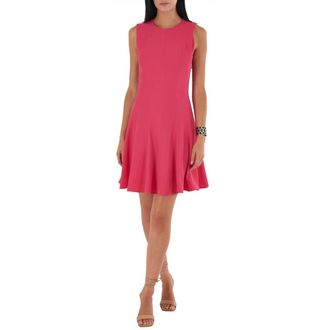 Yes-Zee A217 Cb 00 Mouwloze Jurk - Dames - Korte kleedjes - Roze - S - Polyester - Kleedjes