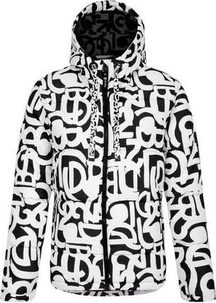 Dare 2B Society Graffiti Padded Jacket in Black And White at Nordstrom, Size 12