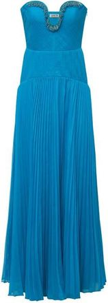 AMUR Fiora pleated dress in Azura at Nordstrom, Size 8