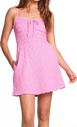 Saltwater Luxe Deliah Mini Dress In Pink