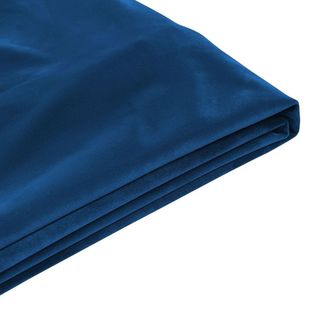 Beliani Funda Reemplazable En Terciopelo Amarillo Para Cama 180 X 200 Cm Desmontable Lavable Fitou