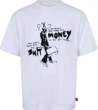 John Richmond T-shirts - Heren - T-shirts - Wit - S - Katoen - Tops