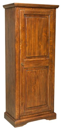 Biscottini International Bargue&ntilde;o De Estilo Country De Madera Maciza De Tilo Con Efecto Nogal 72x40x173 Cm