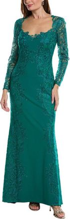 Tadashi Shoji Long Sleeve Maxi Dress