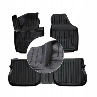 OEM Tappetini E Tergicristalli In Gomma Per Vw Caddy 3 4 2003-2020 Con Canali Ud