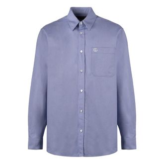 Gucci Hombre, Camisas, Azul, Talla: M