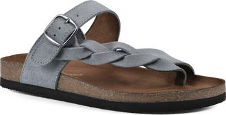 White Mountain Crawford Braided Footbed Sandal in Blue Raspberry at Nordstrom Rack, Size 10