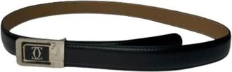 Cartier Pre-owned Vintage Riem - Dames - Vintage Accessoires - Zwart - ONE Size - Leer - Vintage