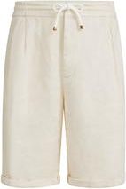 Brunello Cucinelli Gabardine Bermuda shorts in Off-White at Nordstrom, Size 54 It