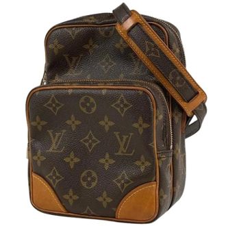 Louis Vuitton Pre-owned Cross Body Bags, female, Brown, Size: ONE SIZE Pre-owned Vintage Monogram Shoulder Bag