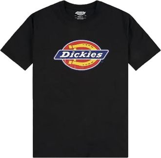 Dickies T-Shirts, male, Black, Size: 2XS Icon Logo Mens Tee