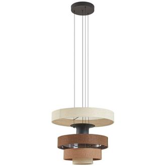 Lucande LED Ceiling Lightdimmable Peldano made of Textile for Living Room & Dining Room