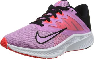 Nike Nike Quest 3, Womens Running Shoe, Beyond Pink/Black-Flash Crimson, 4 UK (37.5 EU)