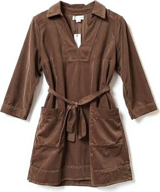 Velvet Womens Elke Dress In Bark