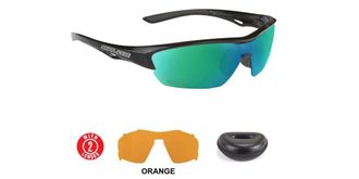Salice 011 RW 110 OR Mens Sunglasses Black Size 142