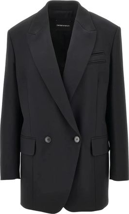 Emporio Armani Blazer - Dames - Blazers - Zwart - M - Jassen