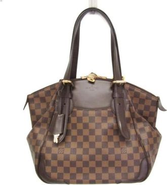 Louis Vuitton Pre-owned Tote Bags, female, Brown, Size: ONE SIZE Pre-owned Canvas louis-vuitton-bags