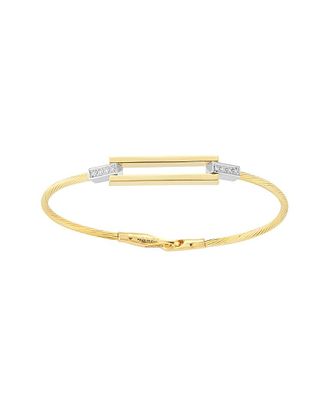 I.Reiss Company 14K 0.07 Ct. Tw. Diamond Wire Bracelet