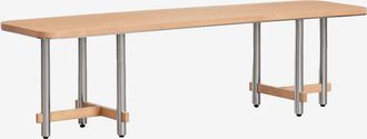 Sklum Banco 170 Cm En Madera De Mango Y Acero Osaka Sklum