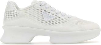Prada White Mesh Sneakers