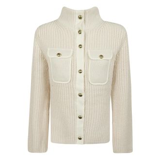 Pinko Cardigan Pispiglio - - Knitwear - Donna - Bianco - S