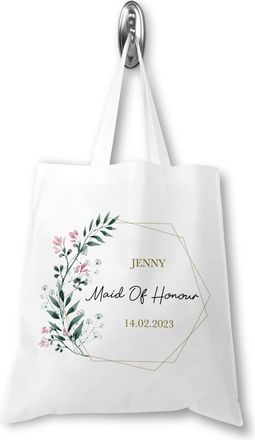Generic Maid Of Honour Tote Bag, Personalised Gift Bag For Maid Of Honour, Maid Of Honour Gifts, Thank You Gift Wedding, Maid Of Honour Shoe Bag
