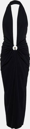 CHRISTOPHER ESBER Orbit halterneck midi dress