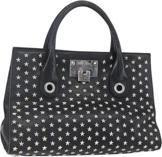 Jimmy Choo London Pre-owned Leren Handtas - Dames - Vintage Handtas - Zwart - ONE Size - Leer - Vintage