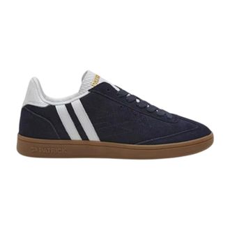 Patrick Leren sneakers met cupzool voor heren van Lyon (Marine/Wit/Gum)
