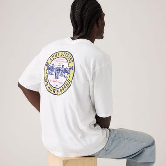 Levi's Half Sleeve Graphic Pocket Tee - Mens - 2XL - White