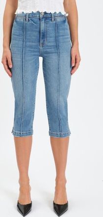 Daze Midtown High Waist Capri Jeans in Text Me at Nordstrom, Size 23