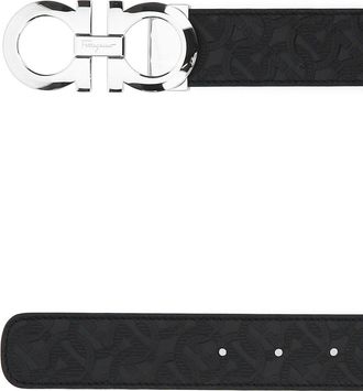 Ferragamo Mens Belt Black Calf