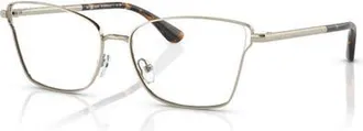 Michael Kors 53mm Rectangle optical glasses in Gold at Nordstrom