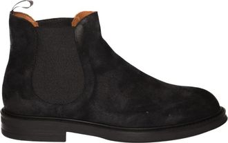 Frau Beatles Chelsea Boot - Heren - Chelseaboots - Blauw - 41 EU - Leer - Schoenen