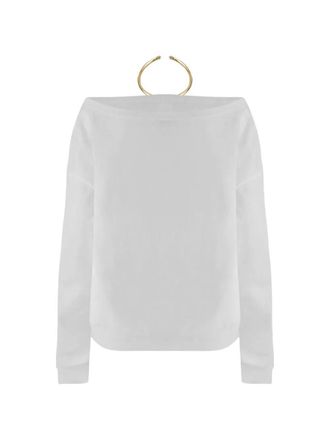 Darkpark Erin Necklace Off Shoulder Top