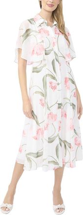 Ted Baker Miriam Flutter Sleeve Midi Dress