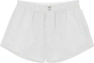 Maison Margiela striped shorts - Wit