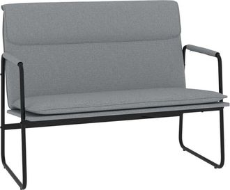 vidaXL Furniture Limited - Banco De Tela Gris Claro 100x64x80 Cm
