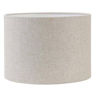 Light & Living Pantalla De L&aacute;mpara - Livigno - Gris - Textil - - Light&living
