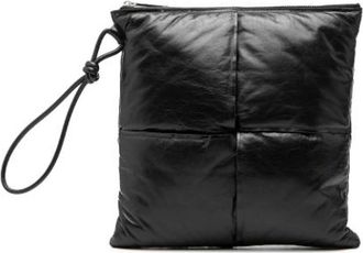 Bottega Veneta Pre-owned Clutches, female, Black, Size: ONE SIZE Pre-owned Vintage Leather Clutch
