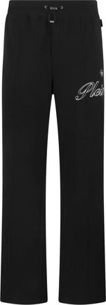 Philipp Plein Broeken, Heren, Zwart, L, Katoen, Tracksuit Pants Basic