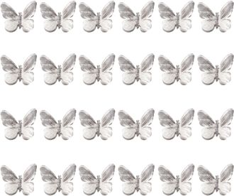 Creativ Green Dekoobjekt »Schmetterlinge mit Clip« im 24er Set